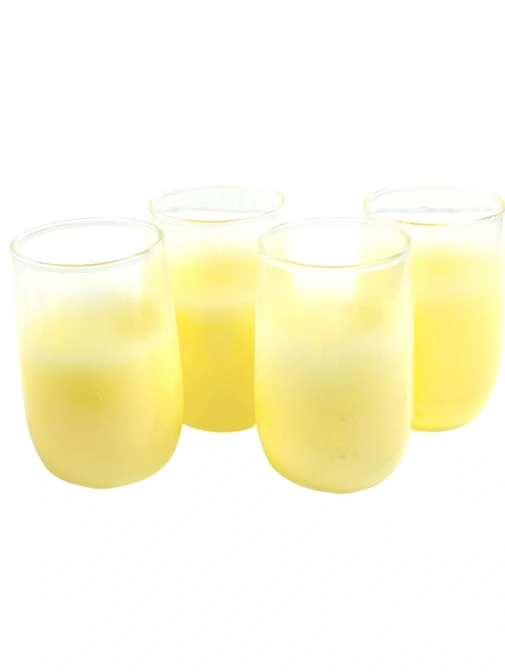 Blends Juice Glasses in Yellow by Anchor Hocking